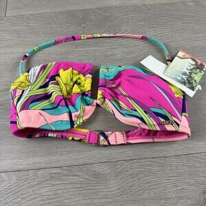 Roxy Bikini Top Womens Small Floral Swimwear